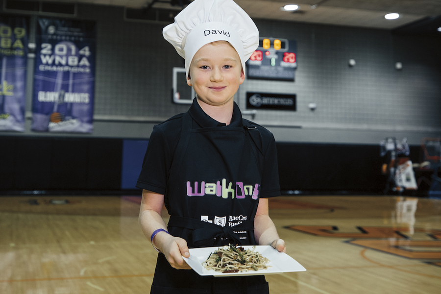 Walk On! Kids cooking challenge winner David Hummert
