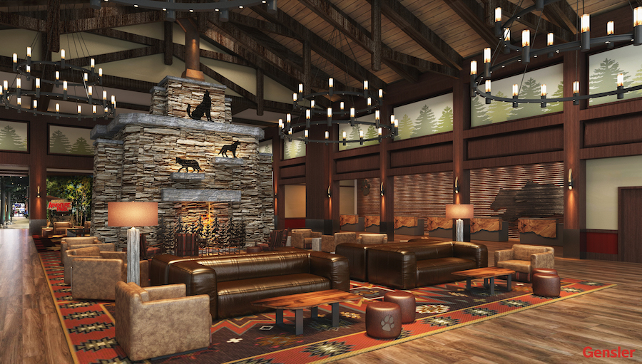 Grand Lobby rendering Great Wolf Lodge near Scottsdale