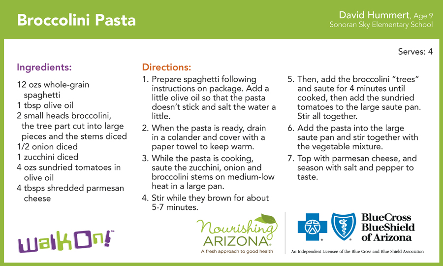 Broccolini Pasta by David Hummert