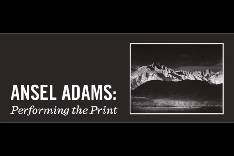 Ansel Adams: Performing the Print