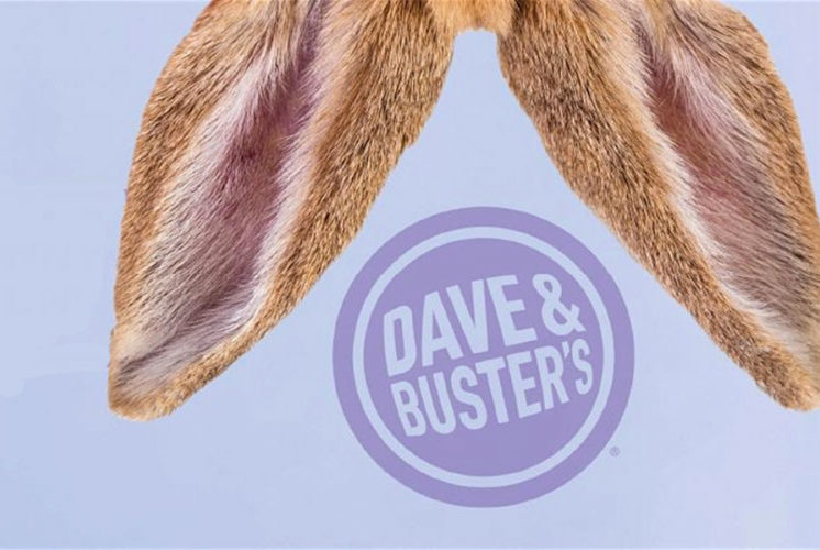 Dave and Busters' Easter Brunch with the Easter Bunny