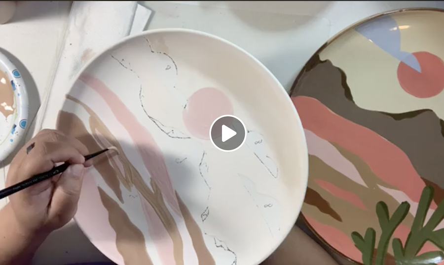 As You Wish, pottery painting, virtual class