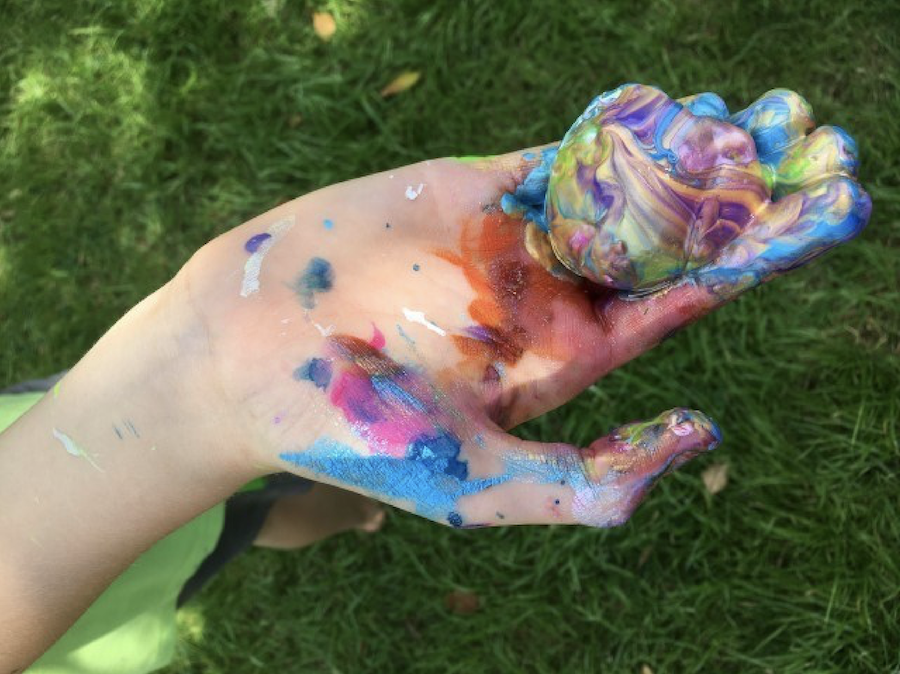 i.d.e.a. Museum, Mesa, paint, splat, Easter, art at home