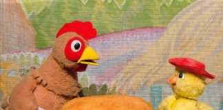 Great Arizona Puppet Theater, drive-in, puppet show, Little Red Hen