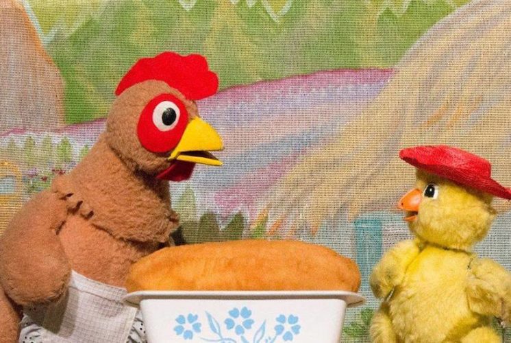 Great Arizona Puppet Theater, drive-in, puppet show, Little Red Hen