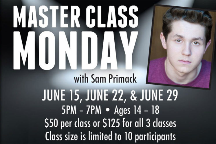 Master Class Monday with Sam Primack