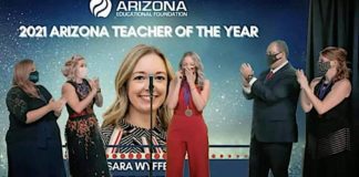 Sara Wyffels, 2021 Arizona Teacher of the Year, Arizona Educational Foundation