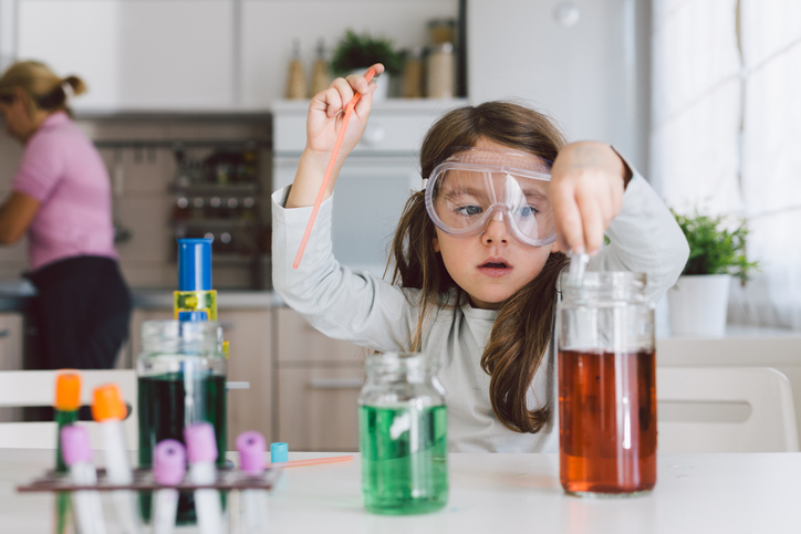 family traditions, science at home, kids science experiment