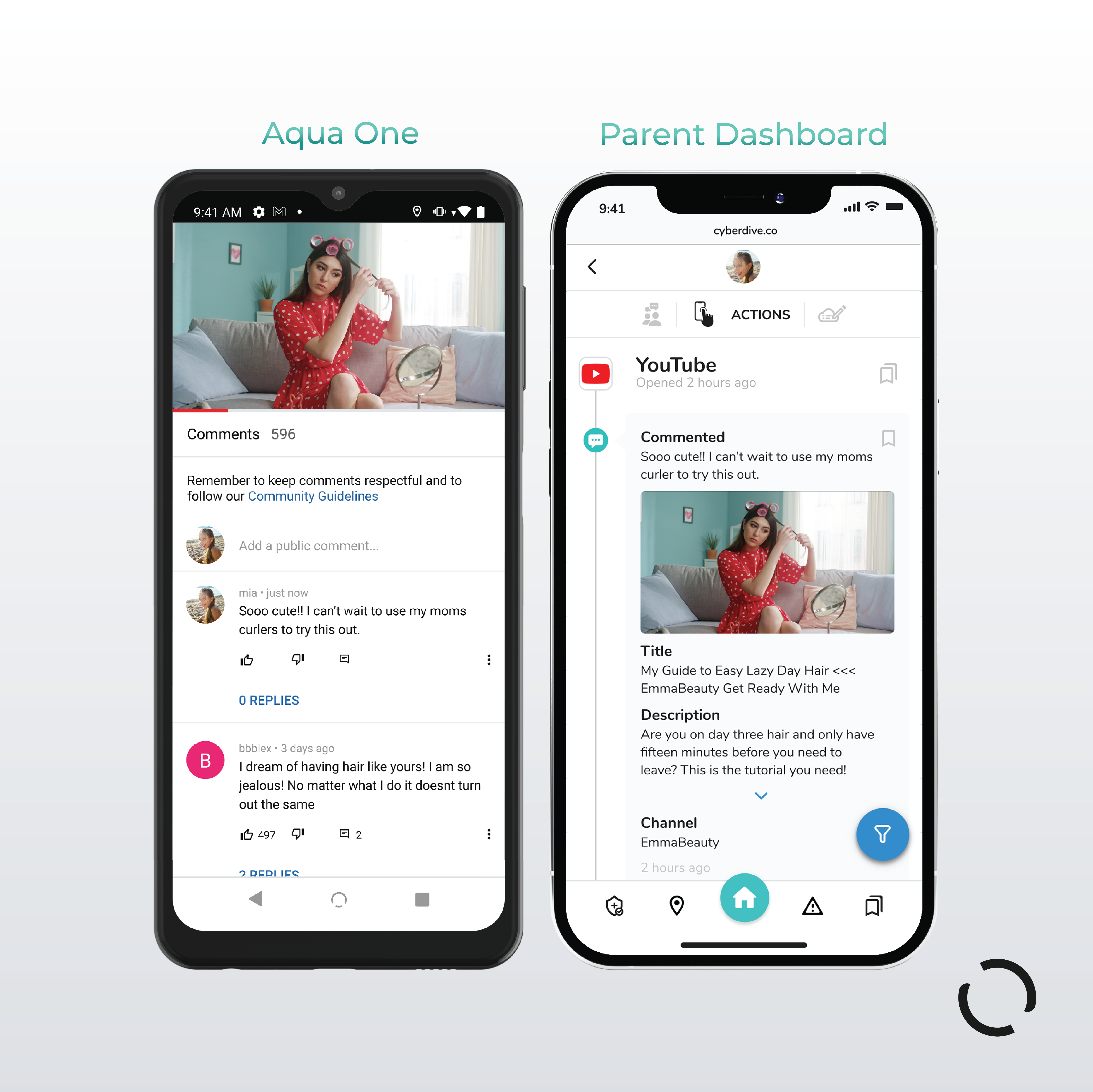 Parent dashboard example