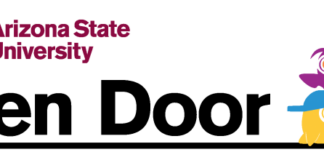 ASU Open Door Logo with Owl Image