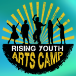 Rising Youth Arts Camp Logo with background