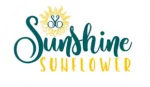 logo sunshine sunflower oblong